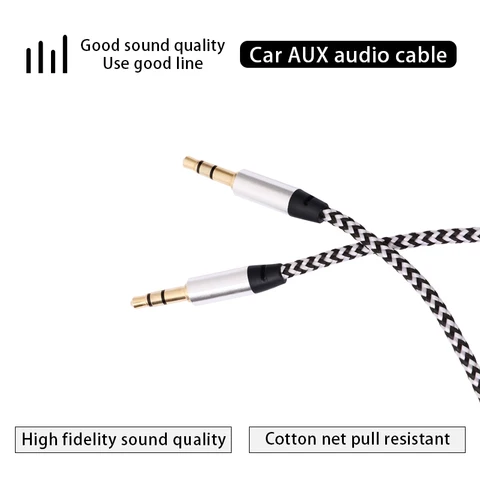 AUX-кабель Vexverm 1м зелёный