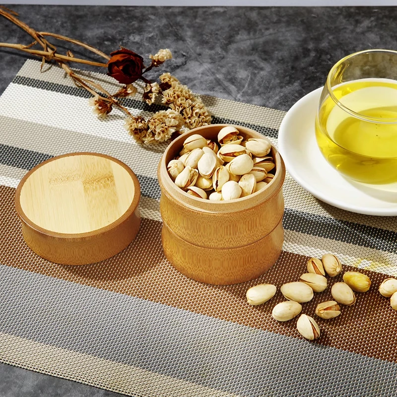 Экологичные бамбуковые чайные контейнеры универсальный контейнер для хранения