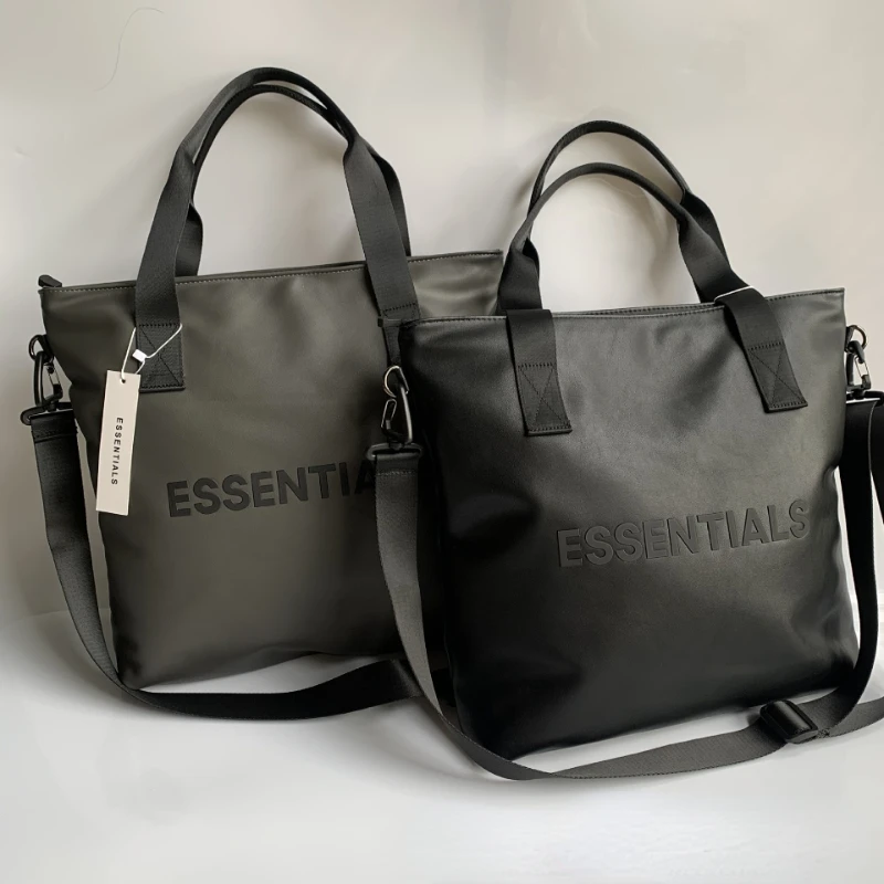 

Essentials Diagonal Straddle Bag Men's and Women's Fashion Single Shoulder Portable Dual-purpose Bag Leisure Office Briefcase