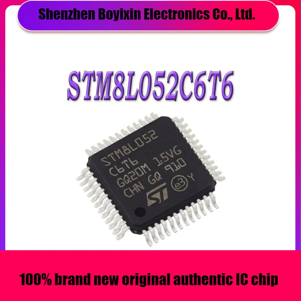 

STM8L052C6T6 STM8L052C6 STM8L052C STM8L052 STM8L STM8 STM IC MCU Chip LQFP-48