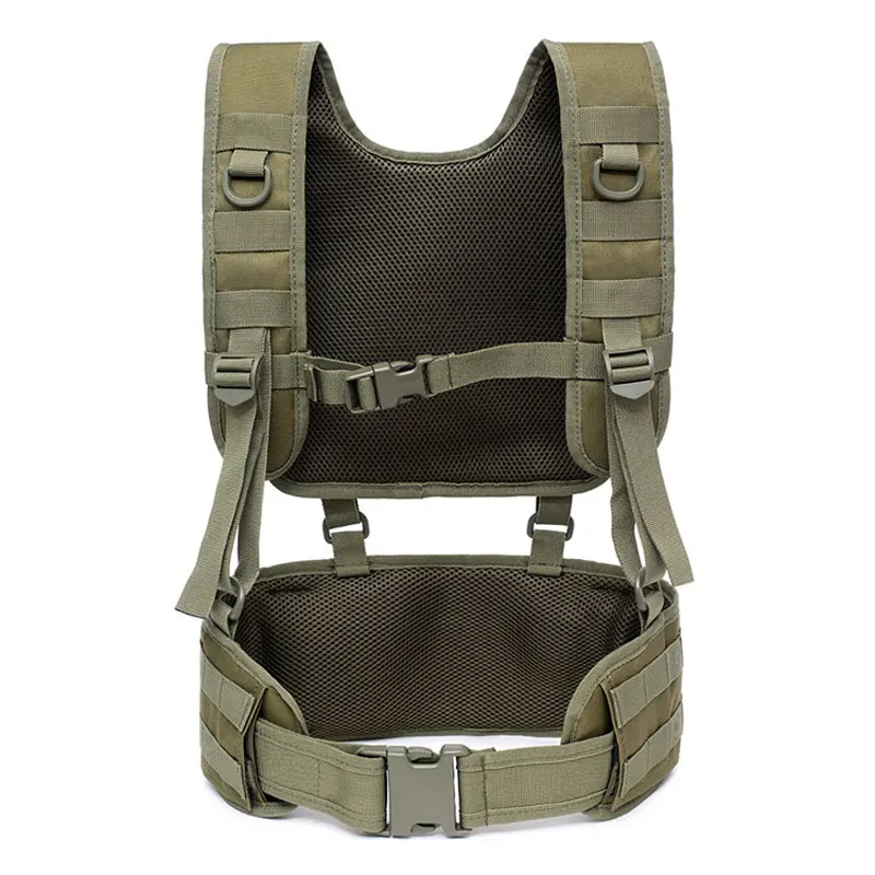 

Tactical Military Belt Army Airsoft Combat Suspender Waist Belt Gear Outdoor Men Hunting War Battle Waist Support Adjustable