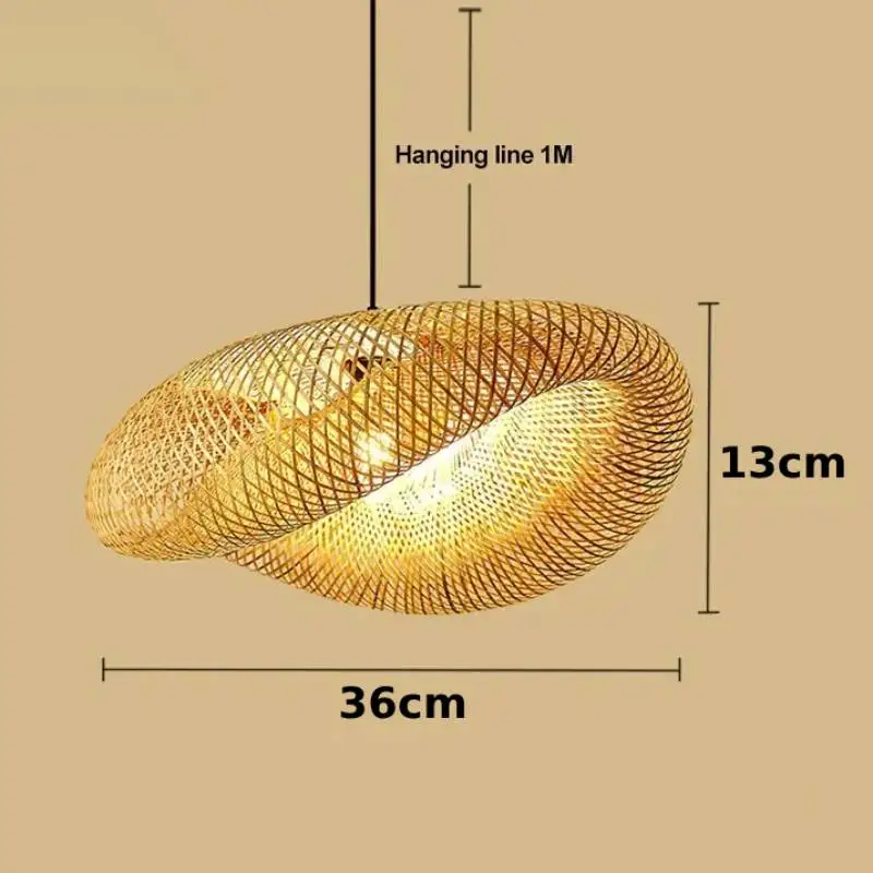 

Подвесной светильник ZODOLAMP, бамбук, ротанг