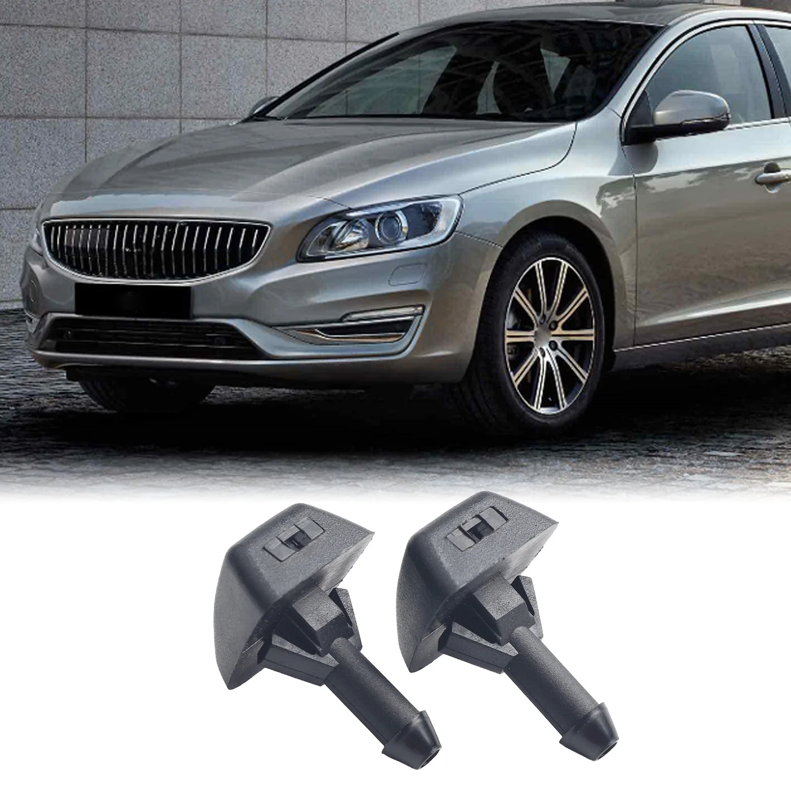 Сопло стеклоочистителя автозапчастей 30655605 Черные автомобильные аксессуары