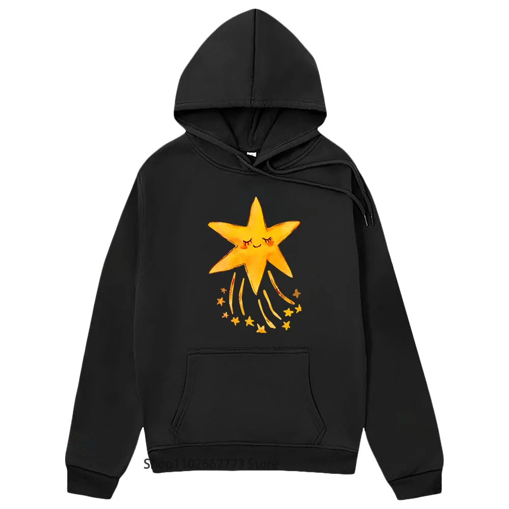 

Anime Lucky Star Hoodies Cartoon Fleece Sweatshirts Men/women Aesthetic Pullover Unisex Tops Kpop Clothes Autumn Winter Causal