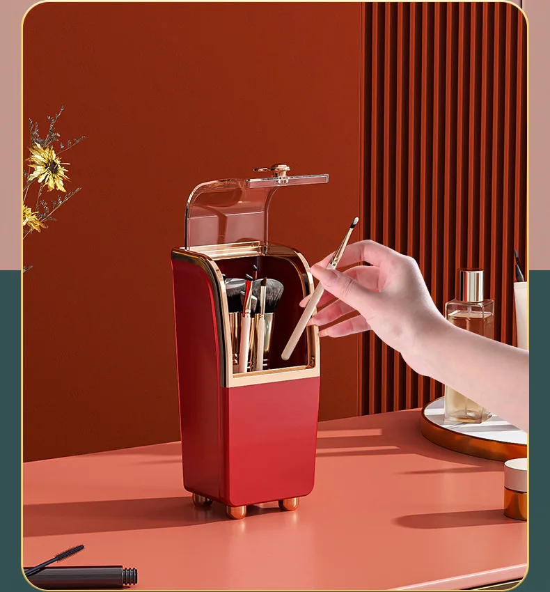 Light Luxury Makeup Organizer Drawer Bathroom Cosmetic Storage Box Lipstick Container  Facial Mask Powder 5-Piece Set Organizer