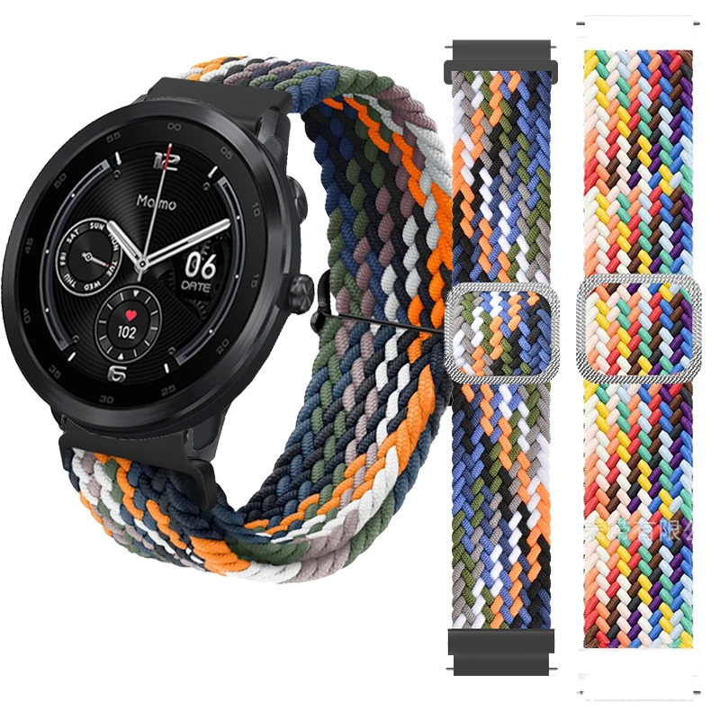 

Nylon loop strap for Maimo Watch R Adjustable fabric elastic bracelet strap