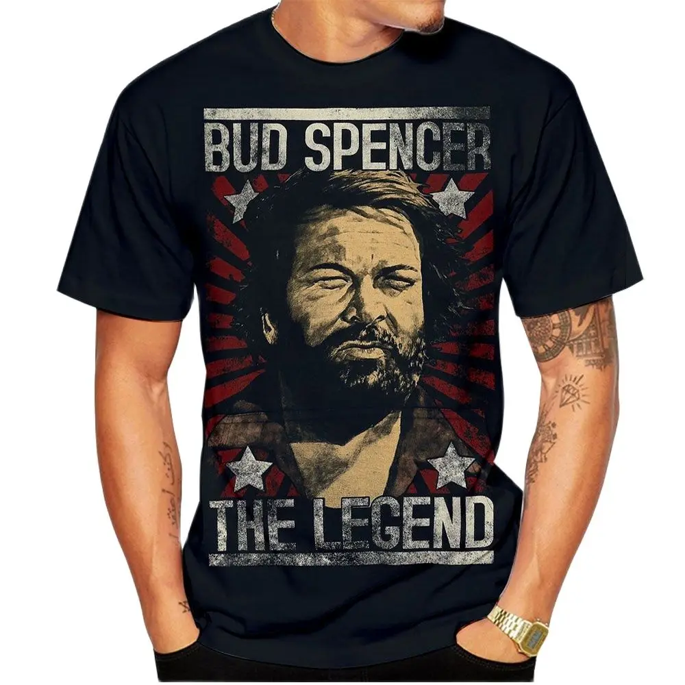 Bud Spencer Terence Hill 3D Print Men's T Shirts Fashion Casual O-neck Short Sleeve Tees Hip Hop Harajuku Summer Oversized Tops