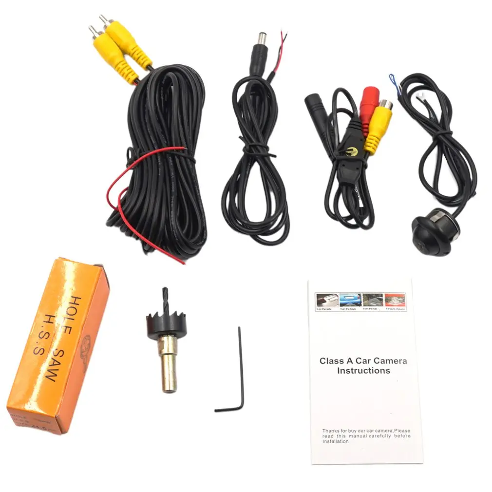 

Автомобильная камера заднего вида с углом обзора 360 градусов, регулируемая водонепроницаемая и ударопрочная камера слепой зоны слева и спр...