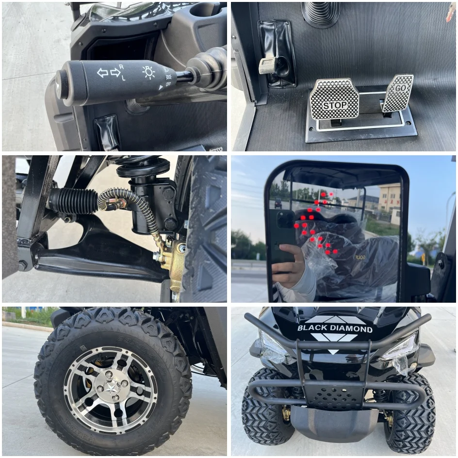 Новая модель стиль 4 + 2 сиденья экскурсионный автобус Клубная тележка