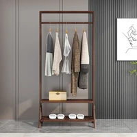 hallway wooden clothing rack stand entryway shelf minimalist shoe hat rack dryer wardrobe porte manteau clothes hanger furniture