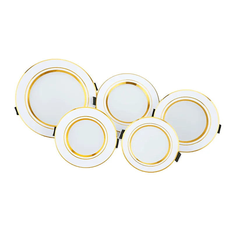 

LED Downlight 220V Ceiling Light Recessed Downlight Round LED Panel Light Cold and Warm White LED Spotlight 5W 9W 12W 15W 18W