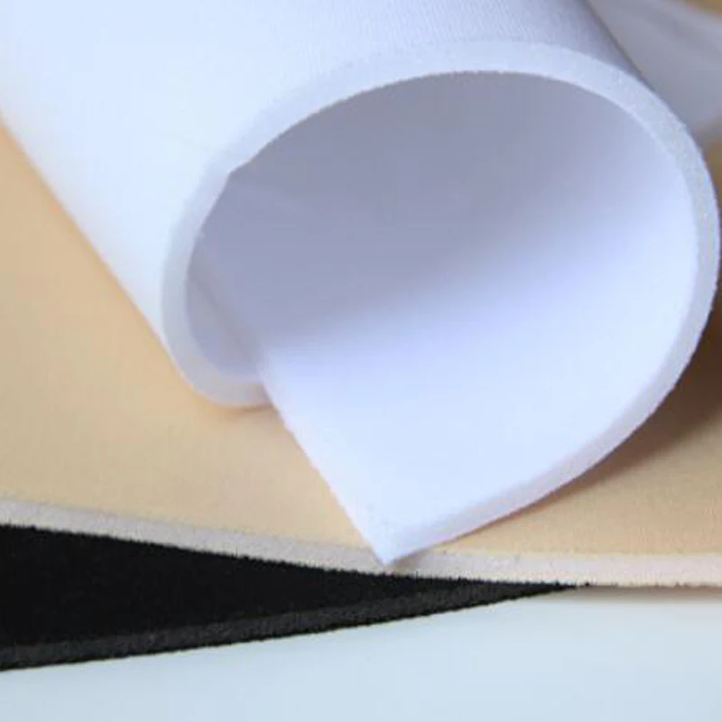 

Black White Skin Sponge Composite Fabric High Quality DIY Making Underwear Breast Pad Bra Cup Riding Pad Raw Material Fabric