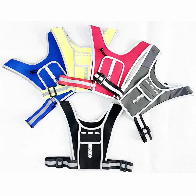 Светоотражающий жилет для бега альпинизма мягкая сумка уличный велосипедный