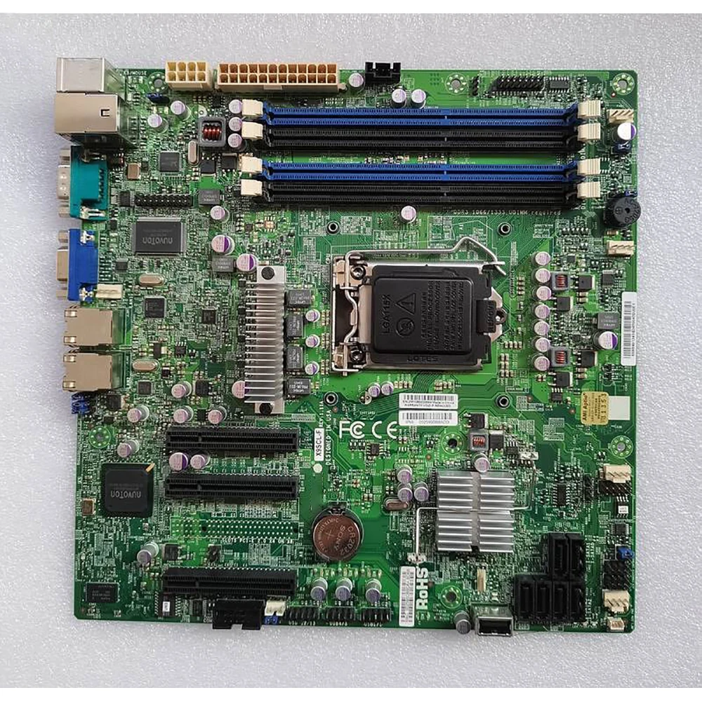 Для Supermicro Server Board Xeon E3-1200 V1 V2 Series 2nd и 3rd Gen Core i3 IPMI 2,0 LGA1155 DDR3 SATA 2,0 PCI-E 3,0