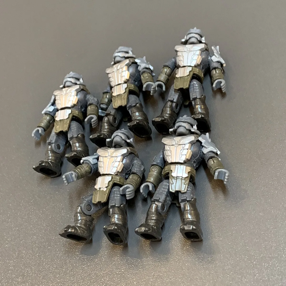 5 шт. серебряная избавленная фигурка BRUTE WARRIOR GNB21 SKIFF Строительный набор для