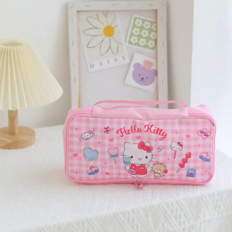 

Sanrio hellokitty Mymelody Kuromi Cinnamoroll Keroppi Pompom Purin Pachacco Cute Kawaii Toys Cartoon Anime Underwear Storage Bag