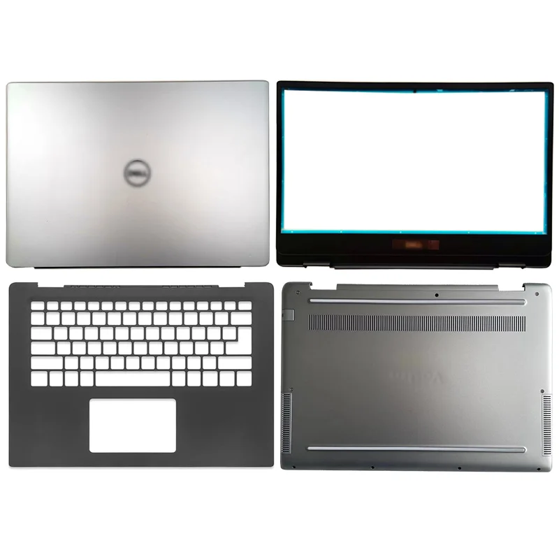 

Чехол для ноутбука Dell Vostro 14 5490 V5490, задняя крышка для ЖК-экрана/Передняя панель/Упор для рук/Нижняя крышка, серебристый чехол