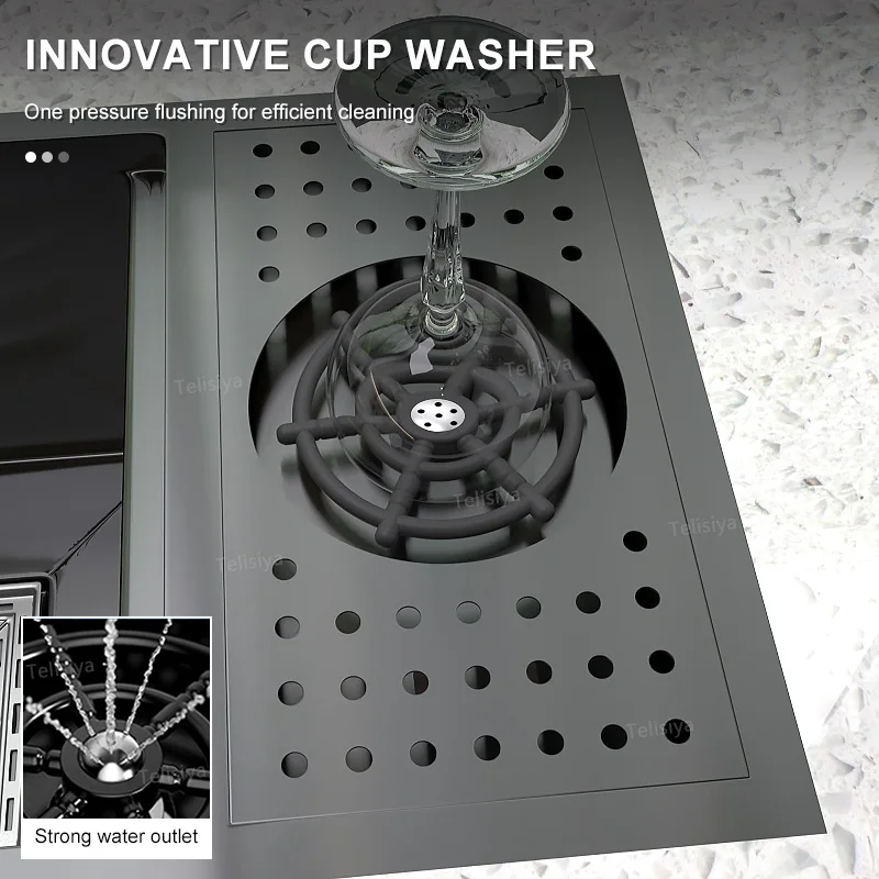 Скрытая подставка для мытья посуды многофункциональная умывальная раковина с