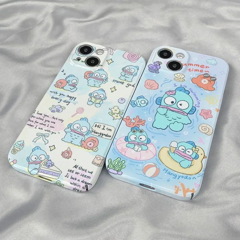 Милый мультяшный чехол с уродливой рыбой для IPhone 14 13 Pro Max задняя крышка телефона 12