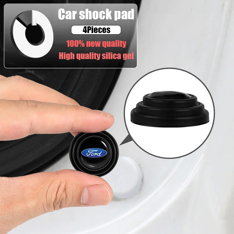 

Car Door Shock Absorber Silicone Pad Sticker for Ford Focus MK2 MK3 MK1 Ranger Fiesta S MAX Mustang Mondeo 4 5 S MK4 Accessories