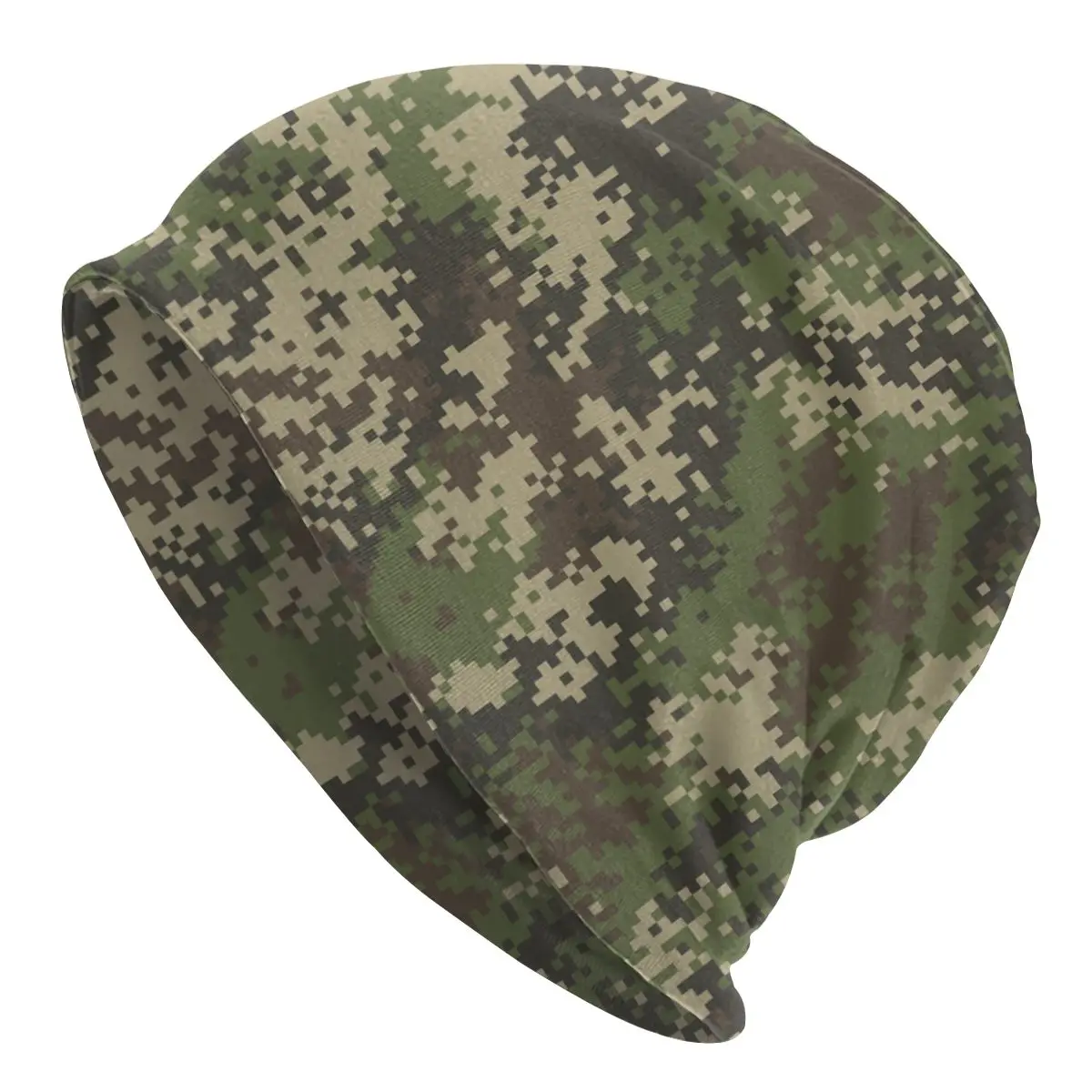 

Camo Camouflage Army Skullies Beanies Hats Military Pattern Autumn Winter Street Caps Warm Thermal Elastic Bonnet Knitted Hat
