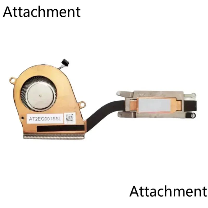 Новый радиатор охлаждения процессора с вентилятором-кулером для Dell Latitude E7300 7300