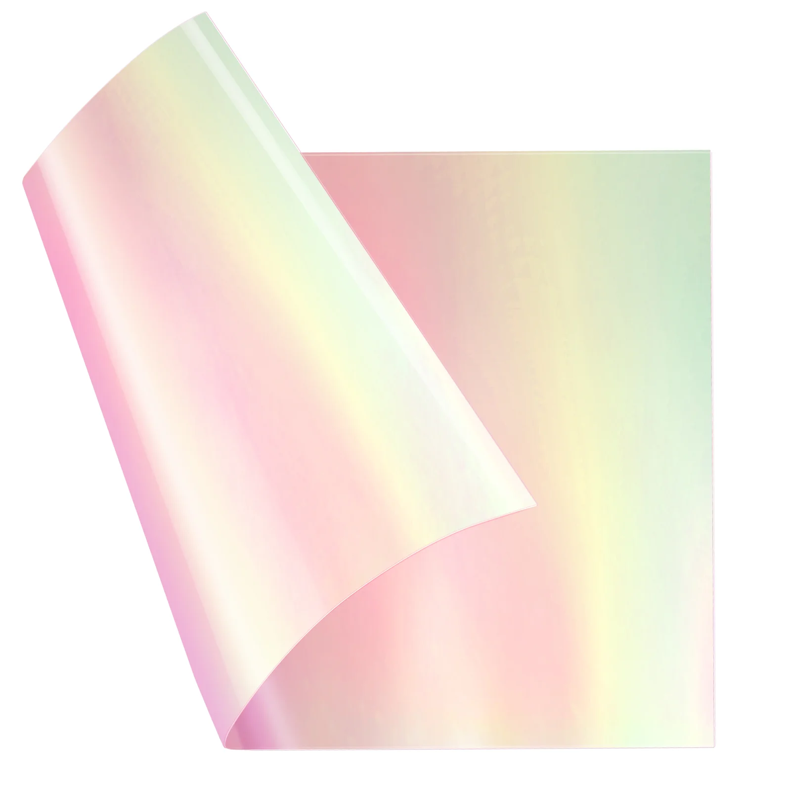 Stained Glass Window Film Cellophane Wrap Roll Iridescent Film Wrapping Paper Holographic Cellophane Pack Paper