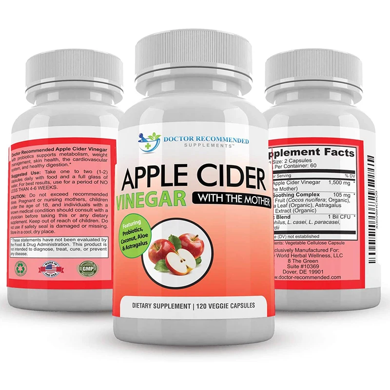 

Таблетки с органическим яблочным уксусом-натуральное пищеварение, иммунная поддержка и Очищающая добавка с пробиотиками