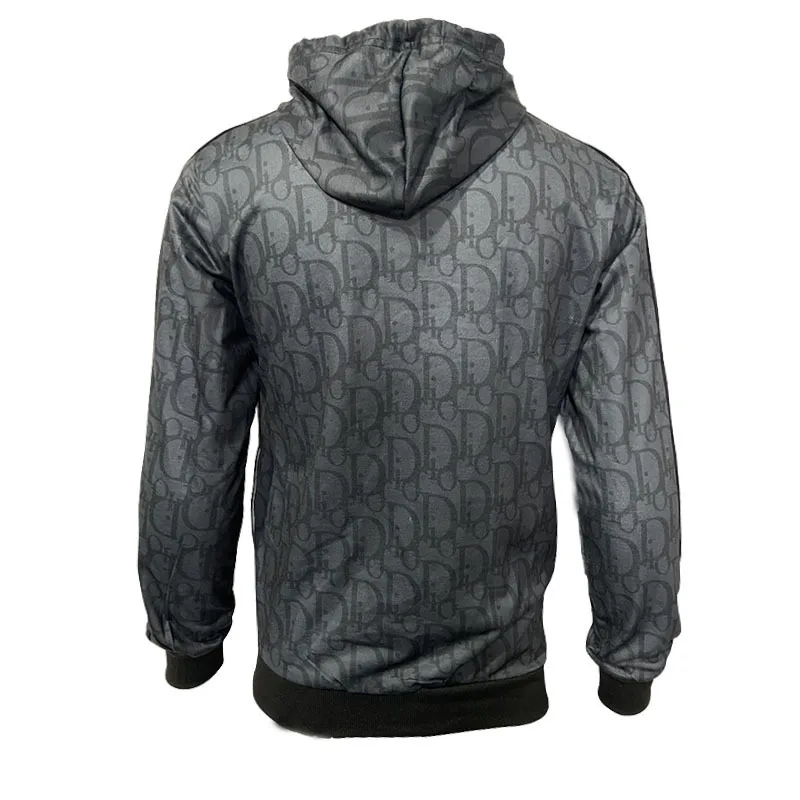 High Quality Spring Autumn New Men's Suits Letter Printed Zipper Hoodie+drawstring Sweatpants Fashion Male 2pcs Sets 2023