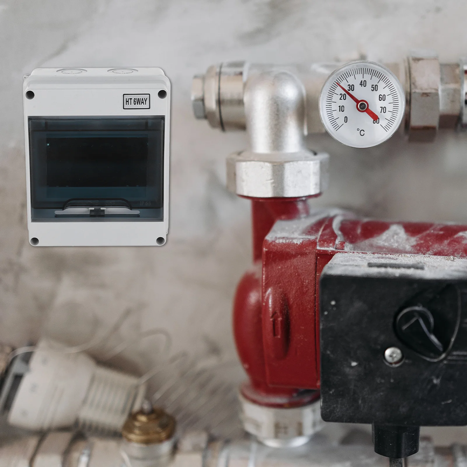 Распределительная коробка электрическая пластиковая