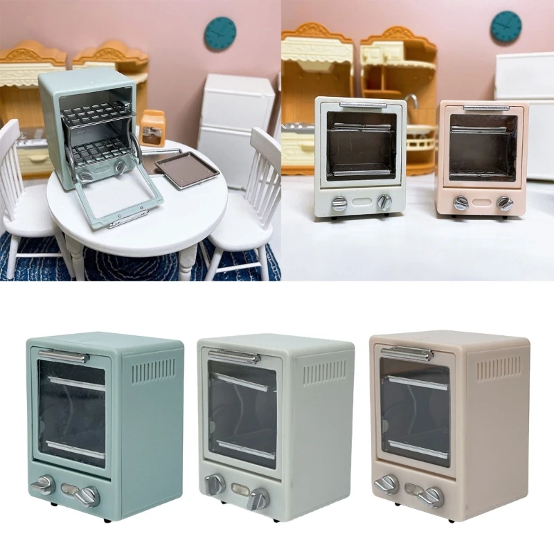 

Mini 1:12 Dollhouse Microwave Oven Miniature Baking Oven Model Kitchen Accessory DropShip