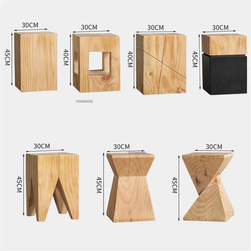 Современная простая квартира домашнее сидение дизайнерские украшения табуреты