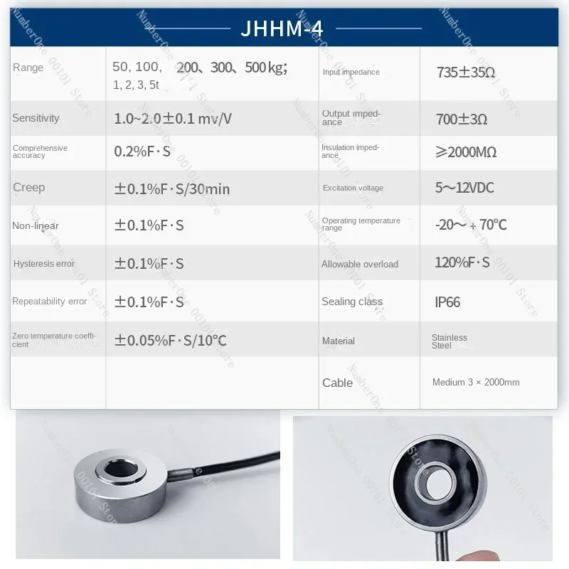 Болт датчика давления кольца Сила предварительной затяжки JHHM-4 Датчик силы