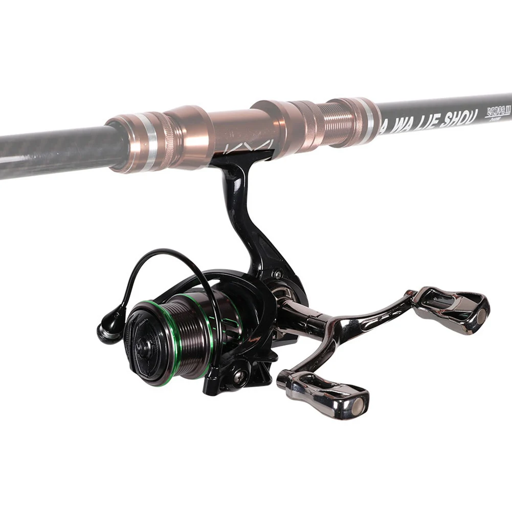 

Катушка спиннинга Ультралегкая, рыболовная катушка с косым горлом, микро-Катушка для спиннинга, двойной качающийся рычаг для пресной и соленой воды