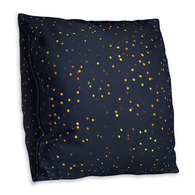 

Cushion Covers 45X45cm Double Side Print Throw Pillow Cases Home Decortive Seat Sofa Decor Black Color Star Dot Pilowcase