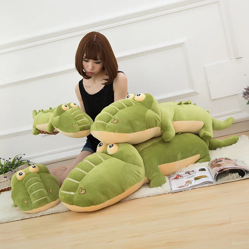 

Soft Throw Pillow Large Crocodile Doll Sleeping Pillow Children's Plush Toy Birthday Gift Girl