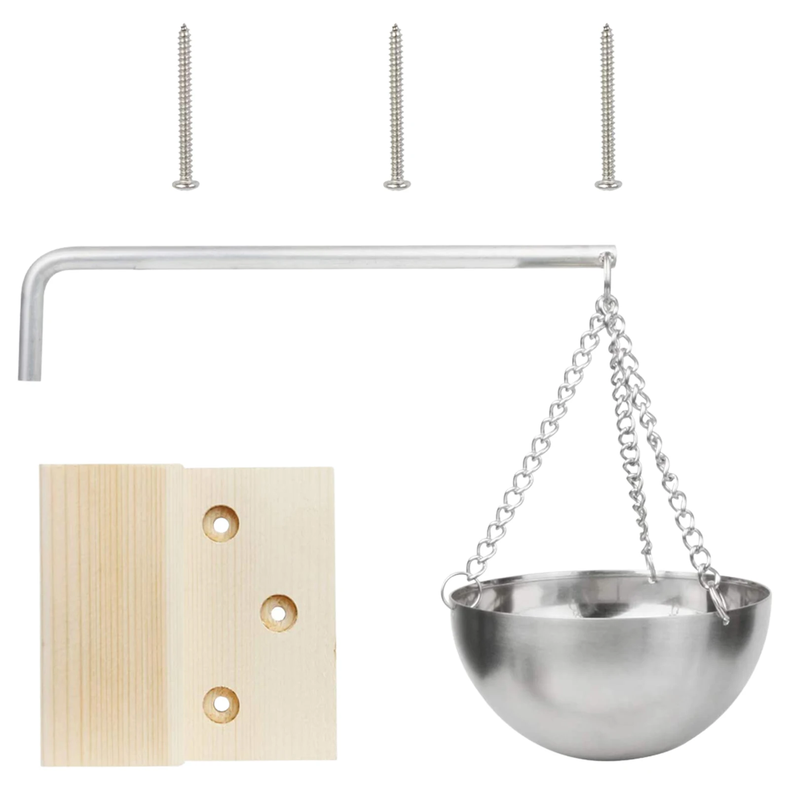 

Sauna Oil Cup Easy-To-Use Sauna Oil Holder Swing Arm Essential Oil Cups Stainless Steel Sauna Accessories With Bowl Chain