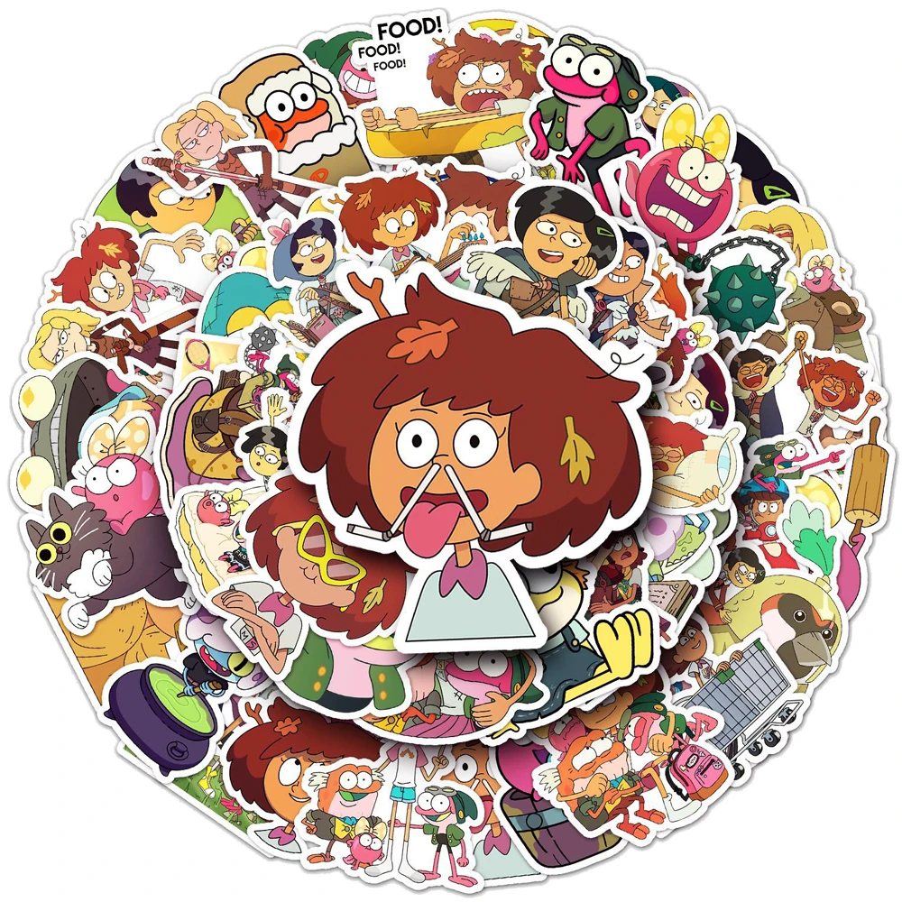 

10/30/50pcs Disney Cartoon Amphibia Graffiti Stickers Decal Laptop Guitar Car Phone Luggage Scrapbook Decoration Sticker Kid Toy