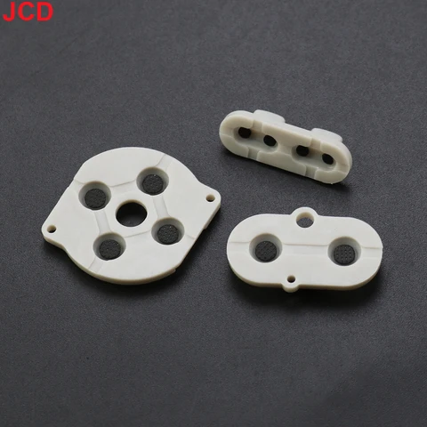 JCD 1 комплект, резиновая проводящая кнопка A-B d-pad для Game Boy, цветной корпус GBC, силиконовая клавиатура для запуска и выбора