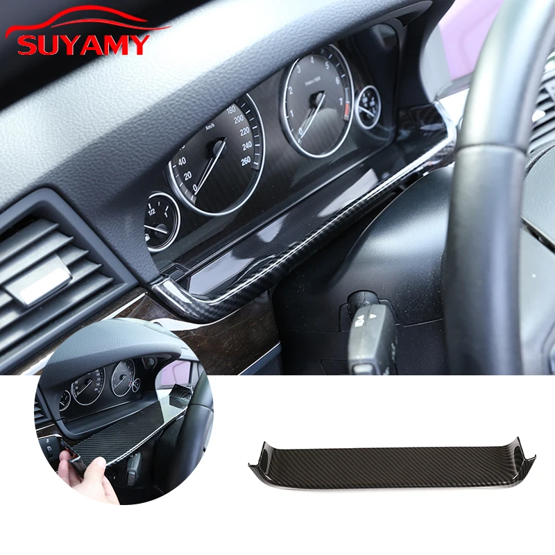 

АБС-пластик для автомобильной приборной панели дисплей Нижняя панель отделка рамка Крышка для 2011-2017 BMW 5 серии F10 автомобильные аксессуары для интерьера (LHD/RHD)