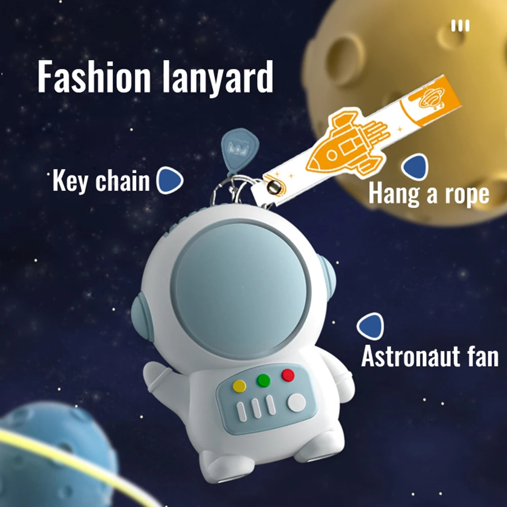 

2022 New Astronaut Mini Usb Small Fan Spaceman Charging Portable Handheld Desktop Bladeless Fan