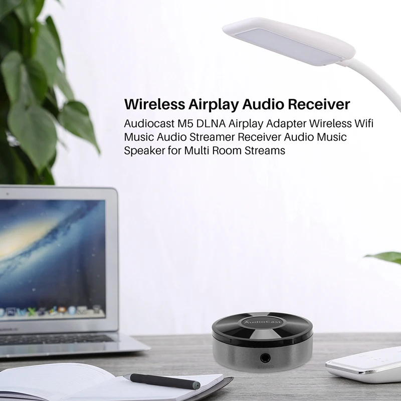 Фото Аудиопроигрыватель Audiocast M5 DLNA Airplay, беспроводной, Wifi, музыкальный аудиопроигрыватель, аудиопроигрыватель, музыкальный динамик для нескольк... №4
