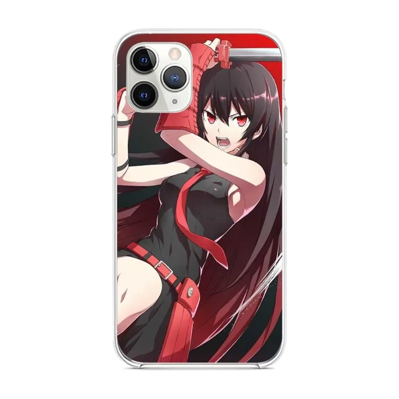 Akame Ga Kill Anime Phone Case For IPhone 14 13 12 11 XS X 8 7 6 Plus Mini Pro Max SE 2022 Soft Transparent Phone Cover images - 6