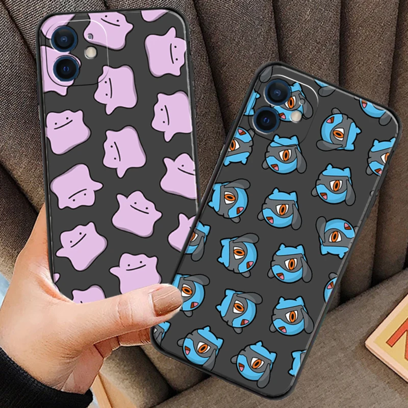 

Pokemon Pikachu Cute Phone Cases For iPhone 11 12 Pro MAX 6S 7 8 Plus XS MAX 12 13 Mini X XR SE 2020 Coque Soft TPU Funda