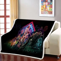 thriller movie rectangular blanket fashion bedspread for sofa bedroom weighted blanket living room decor