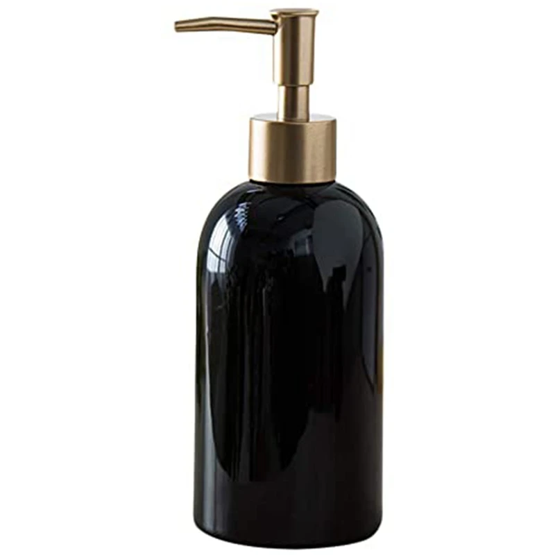 

Simple Style Soap Dispenser Refillable Ceramic Lotion Bottle For Liquid Soap Hand Dispensers Shampoo Lotions