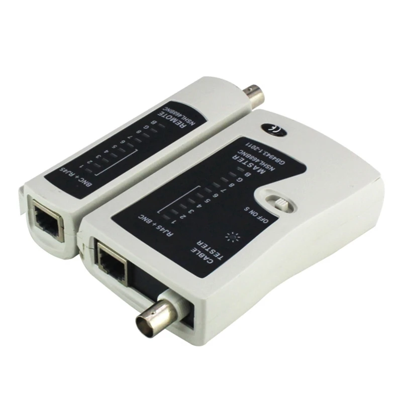 

Lan Ethernet Test Rj45 BNC Кабельный тестер CAT5 Тестер Ремонт экранированной сети Прямая поставка