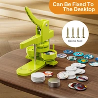 vogvigo badge making machine 253258mm rotary mini insignia making machine with 100 sets of badge consumables for badge making