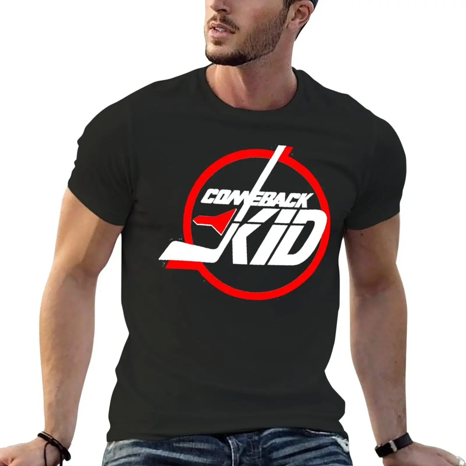 Детская футболка Comeback рубашки с рисунком уличная одежда оверсайз Мужская