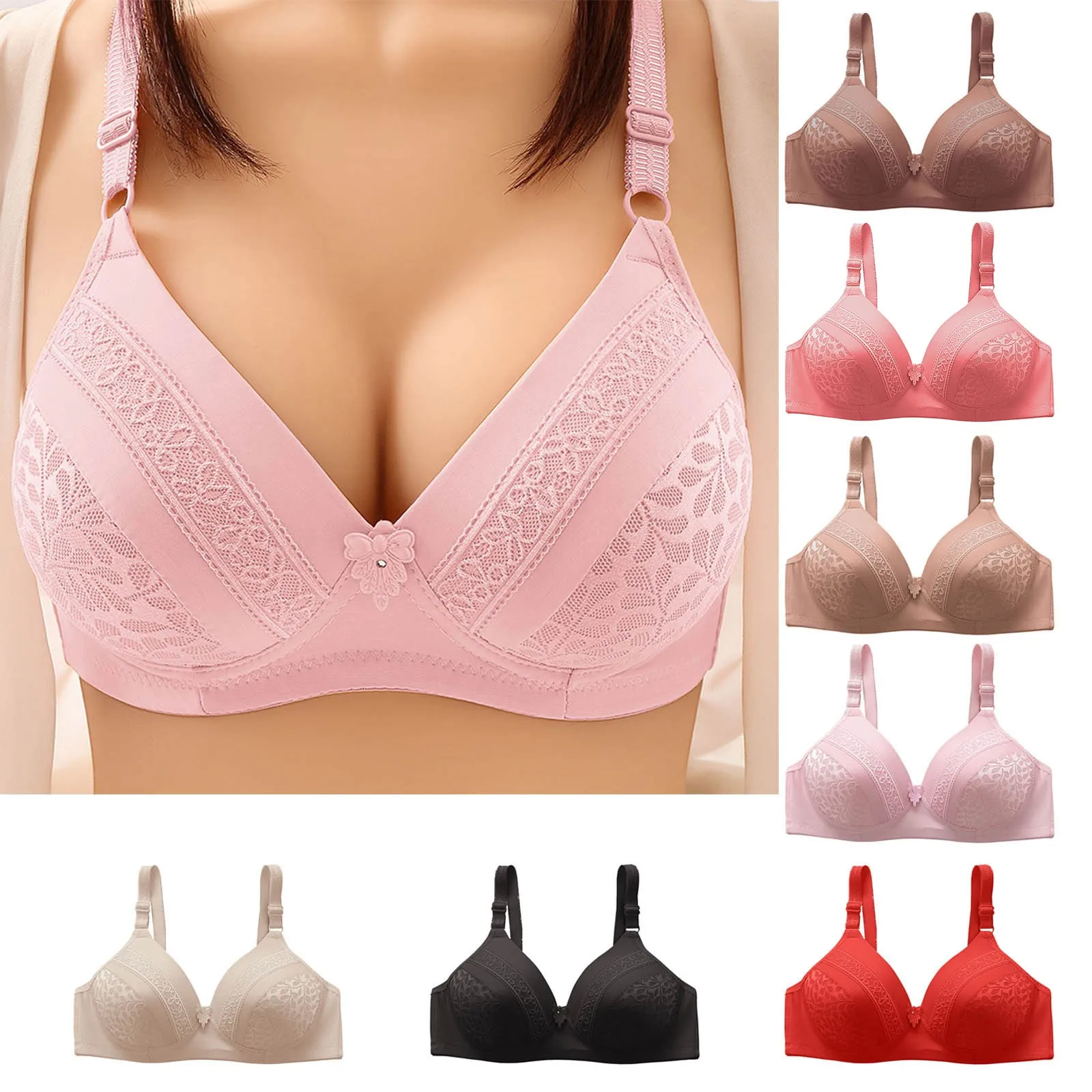 

Бюстгальтер пуш-ап женский без косточек, удобный спортивный Бралетт с чашками пуш-ап, комфортная поддержка, без косточек, на каждый день